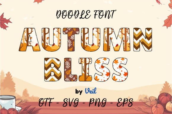 Autumn Bliss: A Creative Font for Playful and Artistic Designs