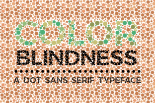Color Blindness: A Typeface Built for Bold Branding