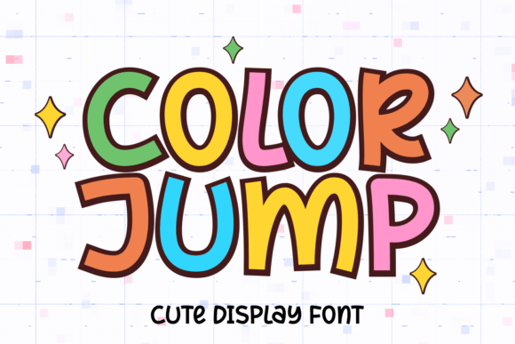 Color Jump: A Display Font That Captures Pure, Playful Energy