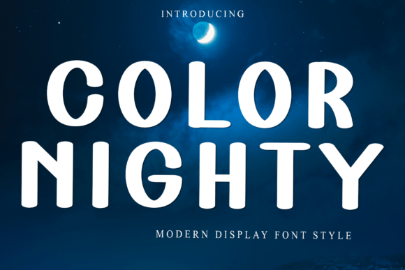 Color Nighty: A Soft, Unique Typeface for Creative Projects