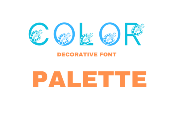 Color Palette Font: Beyond Typography into Visual Art