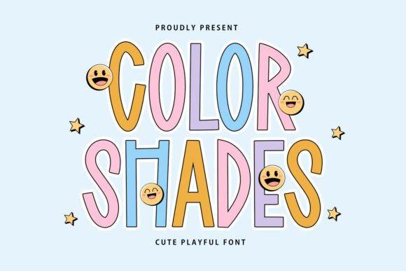 Color Shades: A Font That Feels Like a Sunny Afternoon