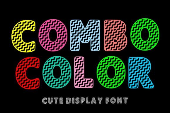 Combo Color: Vibrant Display Font for Creative Projects