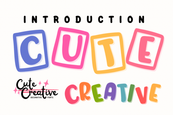 Cute Creative: Playful Fonts for Vibrant Projects