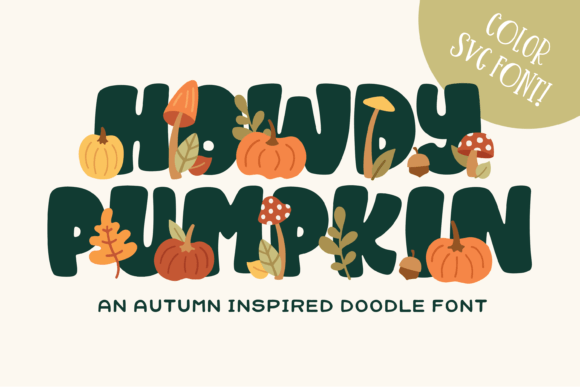 Howdy Pumpkin: An Autumn-Inspired All-Caps Font for Creative Projects