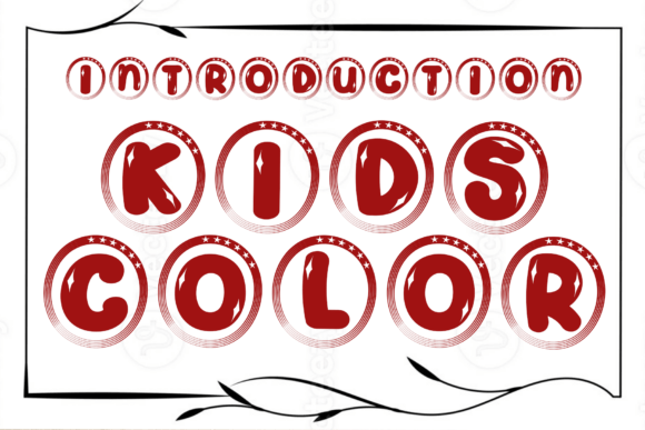 Kids Color: A Font That Sparks Joy in Children's Design