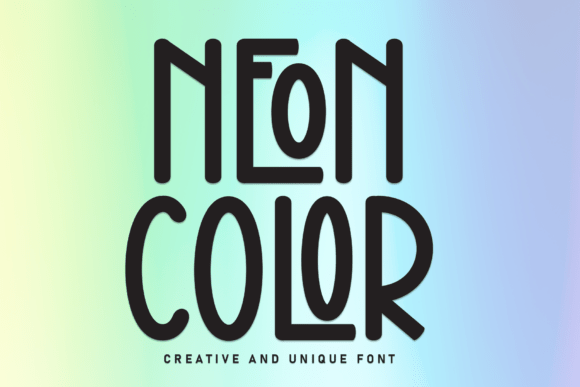 Neon Color Font: A Modern Voice for Bold Brands