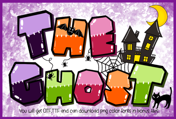 The Ghost: A Chunky, Spooky Typeface for Halloween