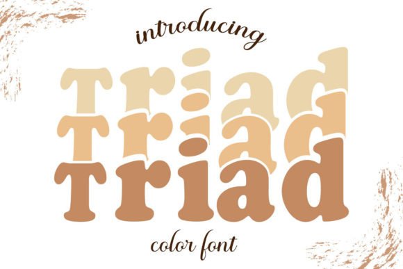 Triad Color: A Bold Display Font for Modern Design Projects