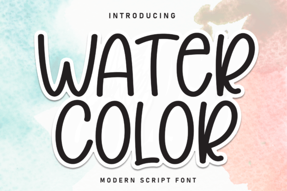 Water Color Font: Add Playful Charm to Your Designs